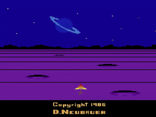 Solaris title screen for Atari 2600